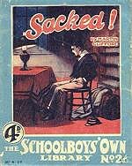 "Sacked!" SOL No. 26 by Martin Clifford  Amalgamated Press 1926
