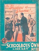 "The Shadow of Shame!" SOL No. 36 by Owen Conquest  Amalgamated Press 1926