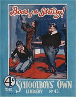 "Boss of the Study!" SOL No. 45 by Frank Richards  Amalgamated Press 1927