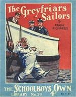 "The Greyfriars Sailors" SOL No. 59 by Frank Richards  Amalgamated Press 1927