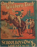 "On the Western Trail!" SOL No. 184 by Martin Clifford  Amalgamated Press 1932