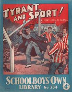 "Tyrant and Sport" SOL 354 by Edwy Searles Brooks  Amalgamated Press 1938