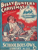 "Billy Bunter's Christmas" SOL 355 by Frank Richards  Amalgamated Press 1938