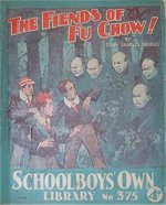 "The Fiends of Fu Chow" SOL 375 by Edwy Searles Brooks  Amalgamated Press 1939