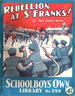 "Rebellion at St. Frank's!" SOL 399 by Edwy Searles Brooks  Amalgamated Press 1940