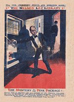 "The Mystery of the Pink Package" by Edwy Searles Brooks, Nelson Lee Library Old Series 128  Amalgamated Press 1917