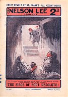 "The Siege of Fort Resolute" by Edwy Searles Brooks, Nelson Lee Library Old Series 405  Amalgamated Press 1923
