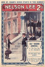 "Alf 'Uggins Arrives" by Edwy Searles Brooks, Nelson Lee Library Old Series 409  Amalgamated Press 1923